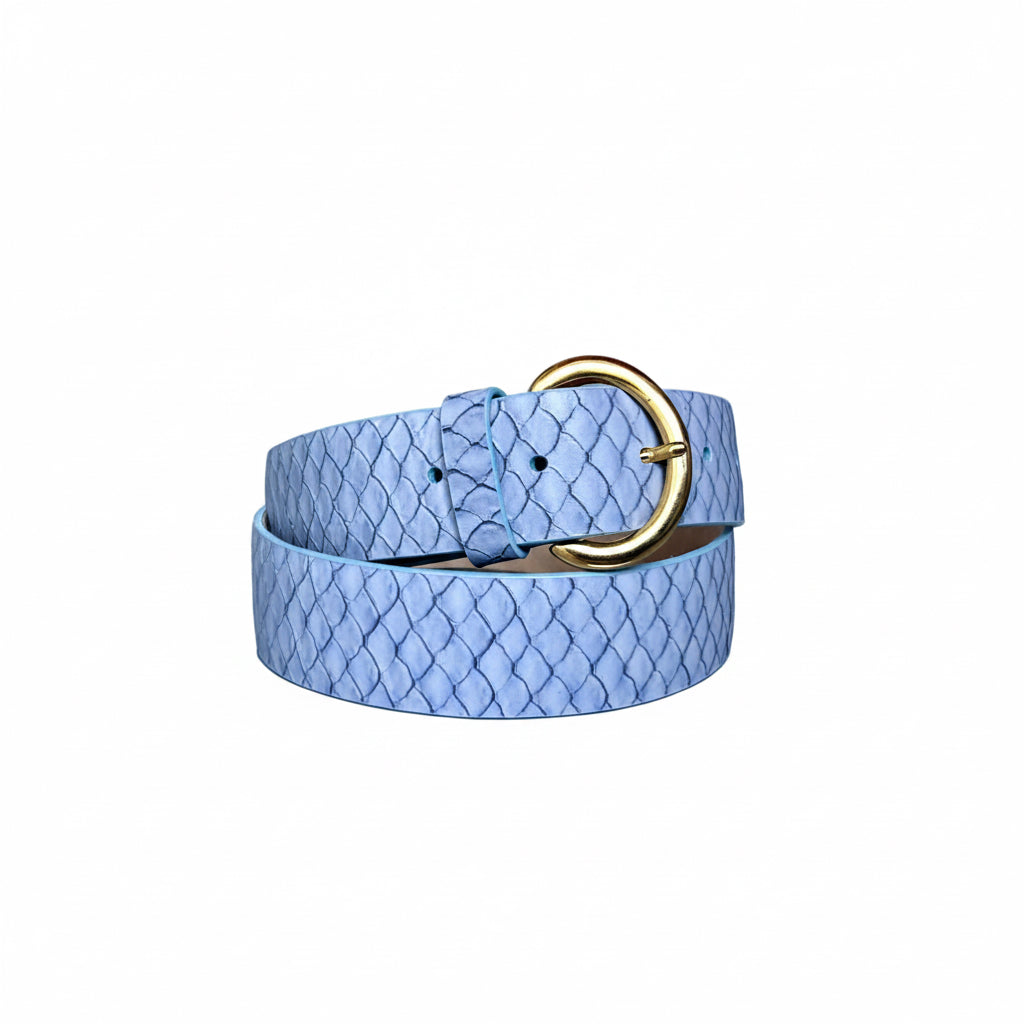 Cinturón azul cielo